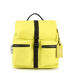 AMPHORA - Mochila malu con tapa mediana verde limon