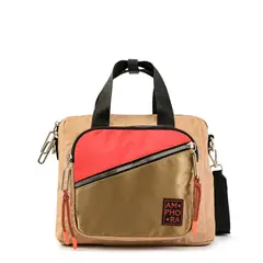AMPHORA - Cartera Dos Asas gianna mediana beige oscuro