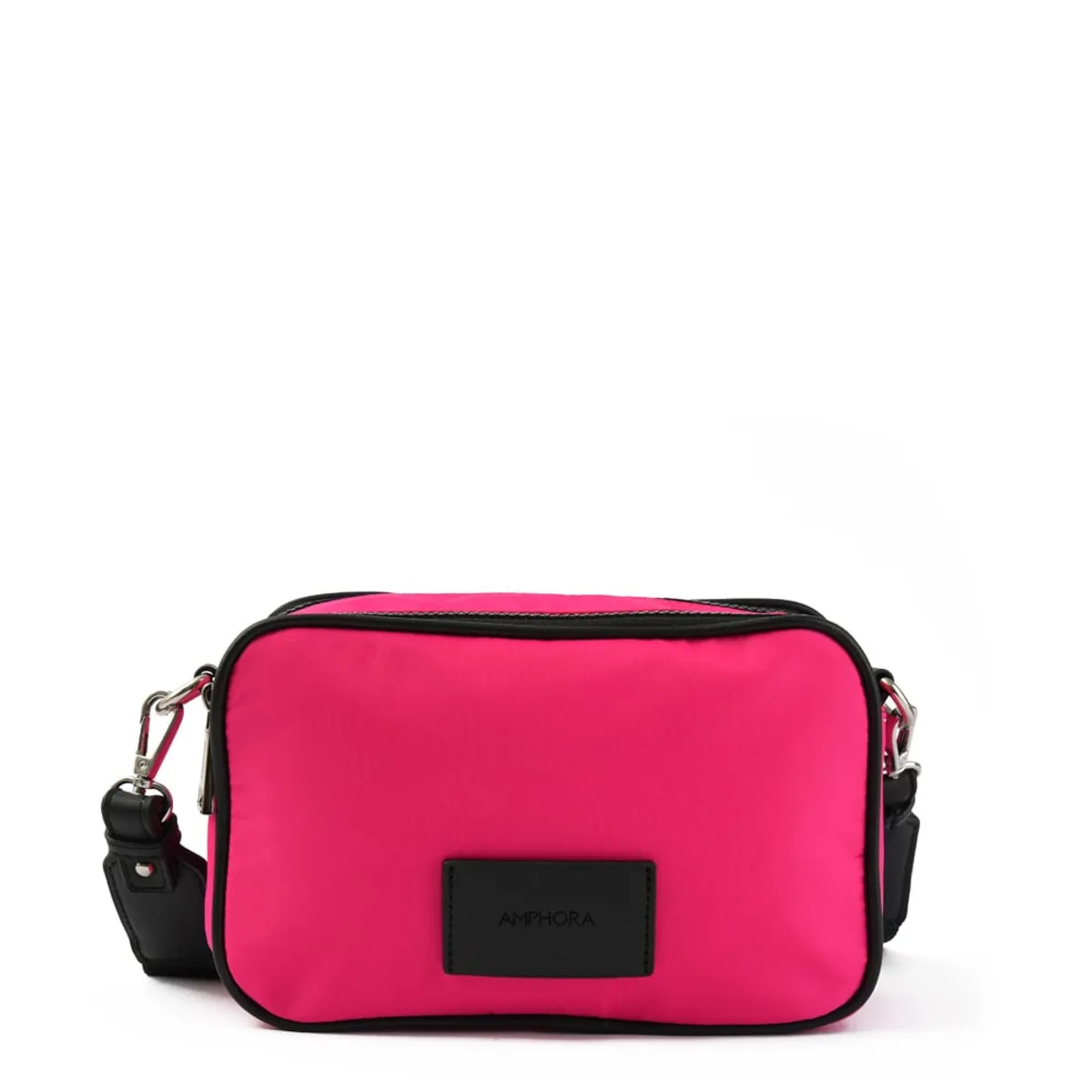 AMPHORA - Cartera Bandolera frezzy pequeña fucsia
