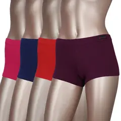 GIOVACCHINO - Pack de 4 Calzon Pantaleta Algodon Mujer