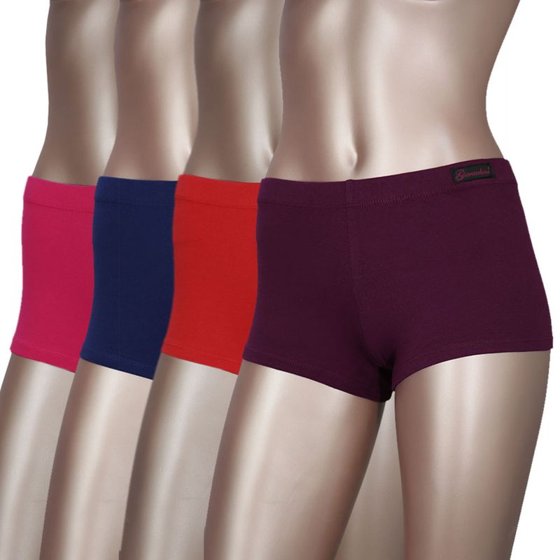 GIOVACCHINO - Pack de 4 Calzon Pantaleta Algodon Mujer
