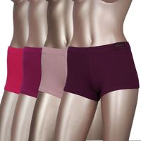 Pack de 4 Calzon Pantaleta Algodon Mujer