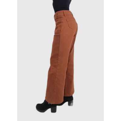 Imagen 2 del producto Jeans Wide Leg Bolsillo Cargo Marron