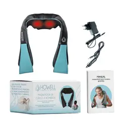 HOWELL - Masajeador De Cuello Espalda Cervical V4 Celeste