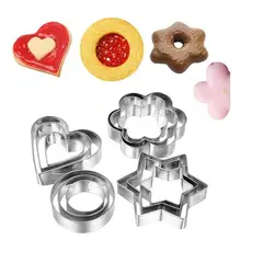 OEM - Set 12 Piezas Cortadores De Galleta Molde De Cocción Torta