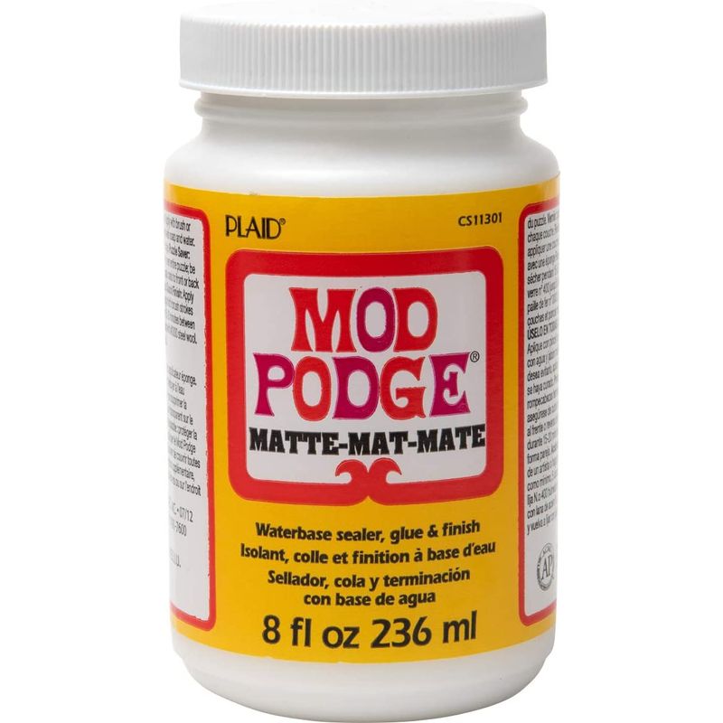 GENERICO - Mod Podge Sellador a base de agua pegamento 8 onzas acabado mate