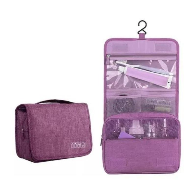 BLUUM - Cosmetiquero Neceser De Viaje Organizador Manicure Cosmetico Morado