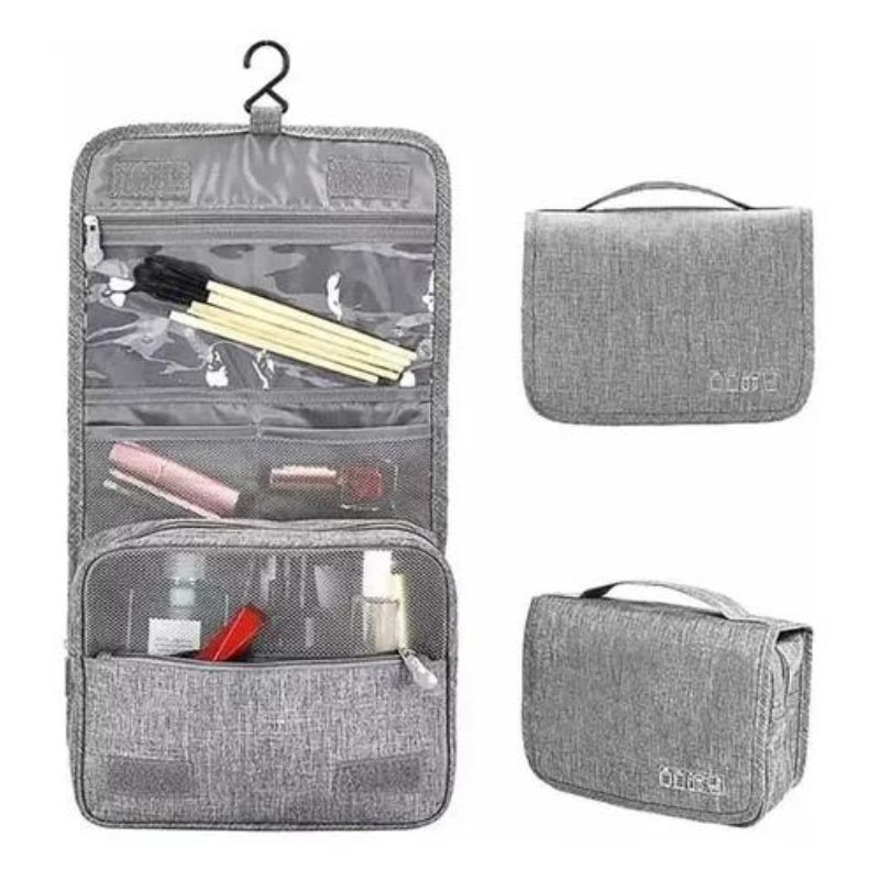 BLUUM - Cosmetiquero Neceser De Viaje Organizador Manicure Cosmetico Gris