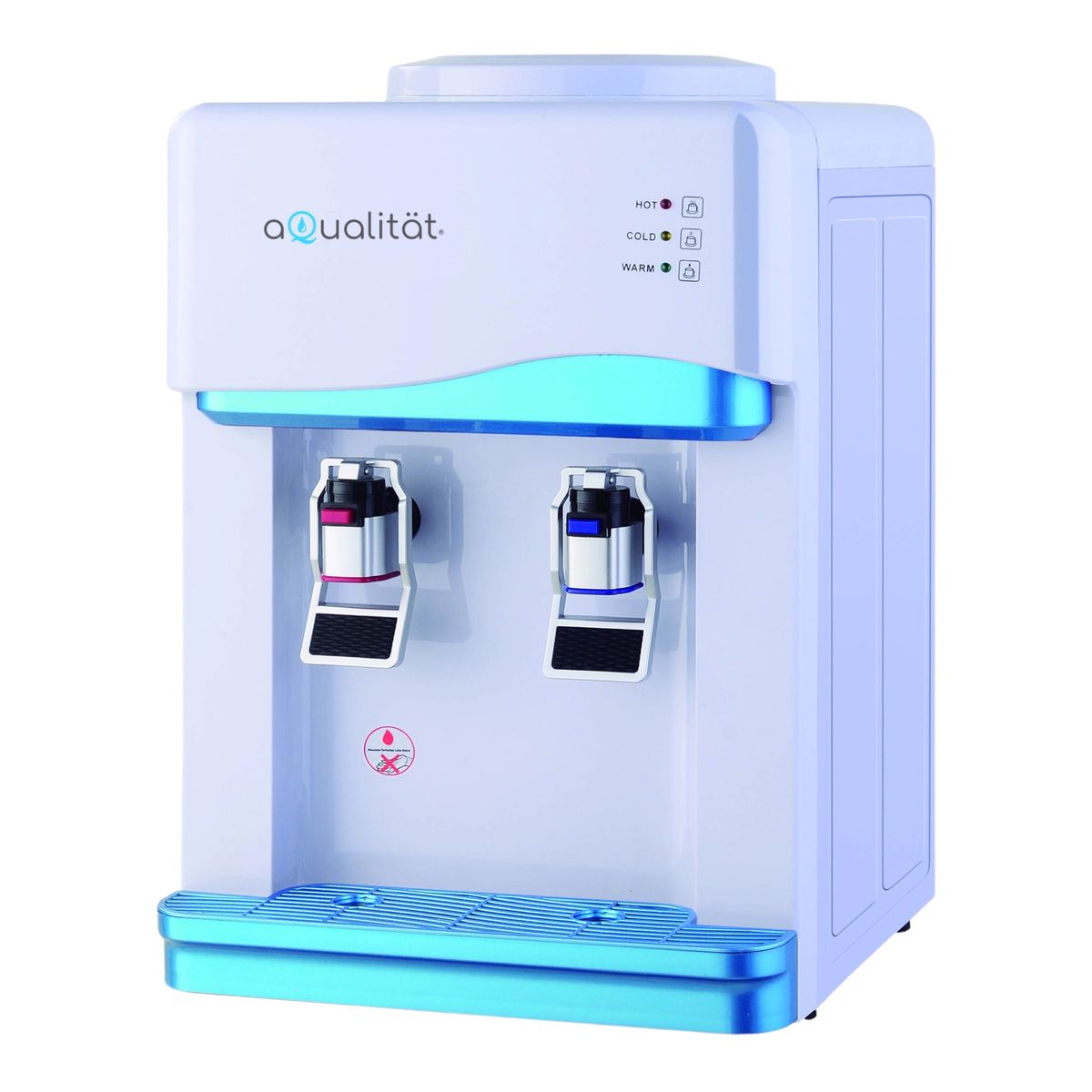 AQUALITAT - Dispensador Agua Frío Y Caliente sobremesa Premium AQUALITAT.