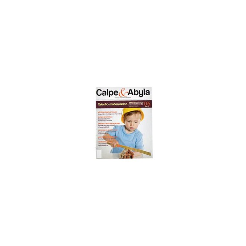 ANTARTICA LIBROS - Revista Calpe Y Abyla 6 Talento Matematico