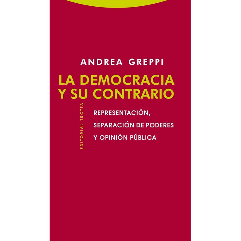 ANTARTICA LIBROS - La Democracia Y Su Contrario