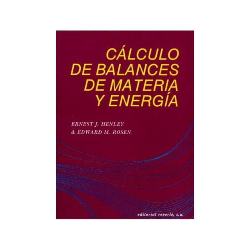 REVERTE - Cálculos De Balances De Materia Y Energía 1º Edicion