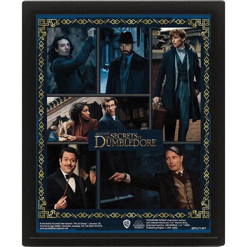 PYRAMID INTERNATIONAL - Poster 3D lenticular Fantastic Beasts The Secrets Of Dumbledore