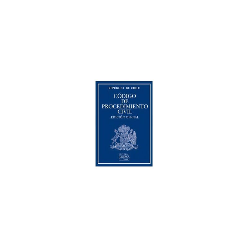 EDITORIAL JURIDICA DE CHILE - Codigo De Procedimiento Civil 2018 (Profesional)