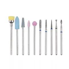 BLUUM - Kit 10 Fresas para Torno Manicure Rusa