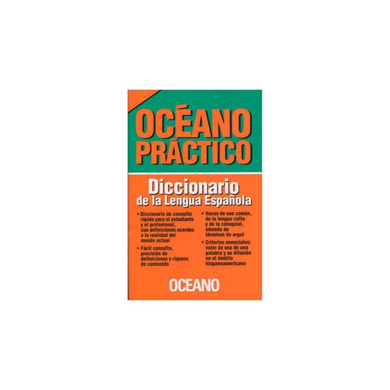 OCEANO - Diccionario Oceano Practico De La Lengua Española