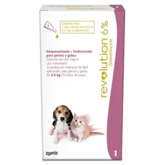 GENERICO - Pipeta Revolution 6 - Perros y Gatos hasta 2,5kg