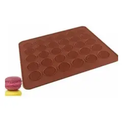 GENERICO - Laminas De Silicona Para Macarrones Para Horno Cocina.