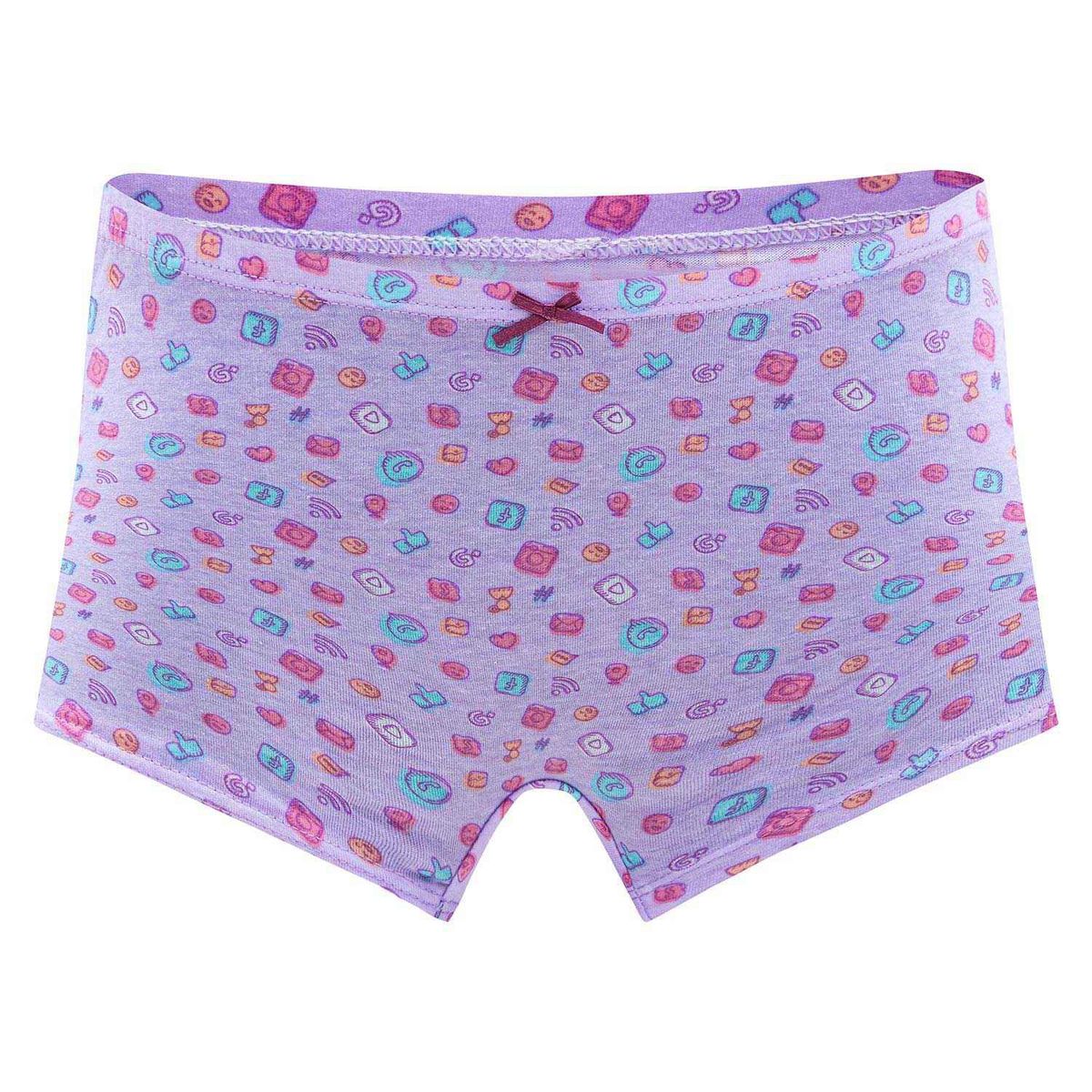GIOVACCHINO - Calzon Boxer Pantaletta Algodón Niña Pack 4