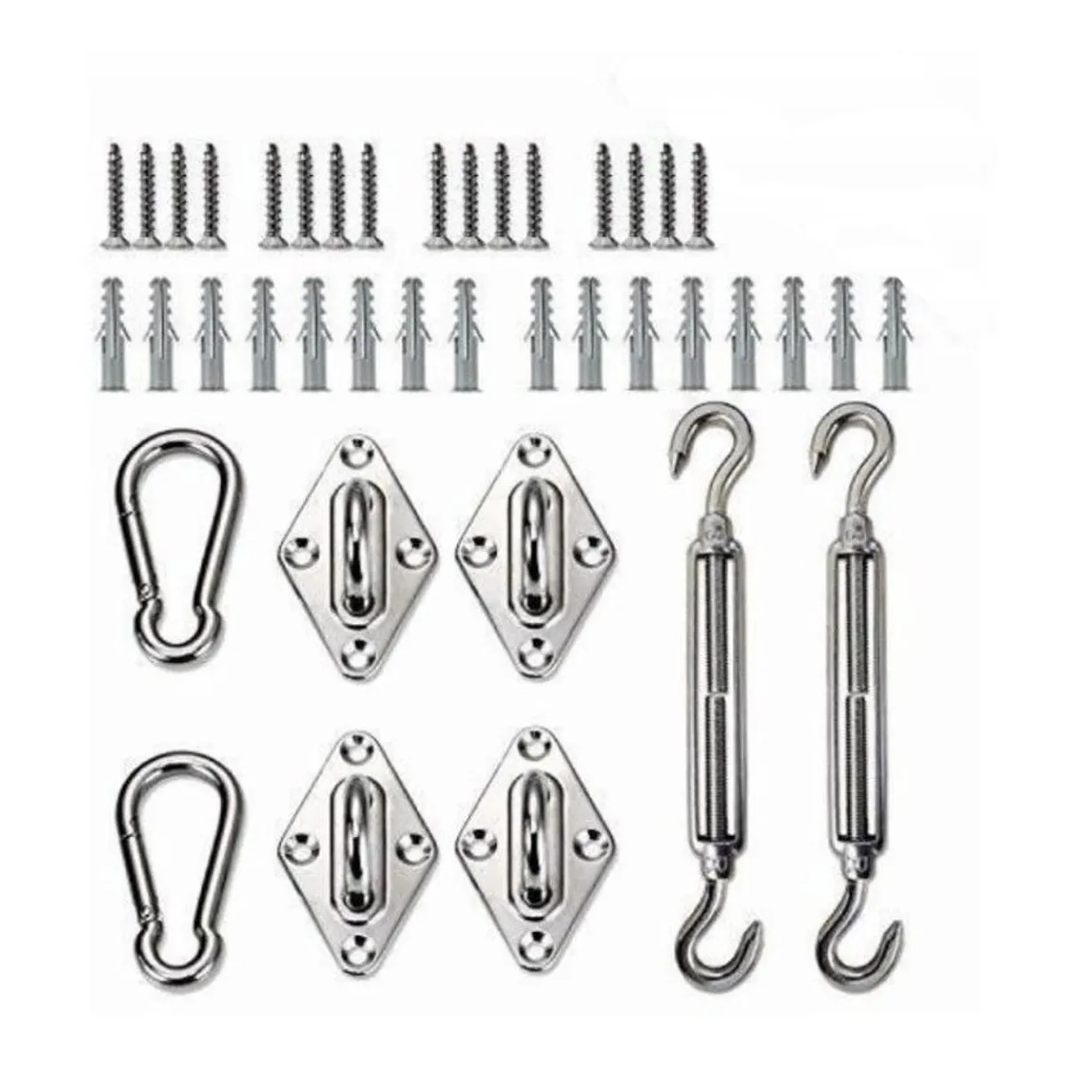 GENERICO - Kit Anclaje Herraje Toldo Vela