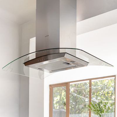 Imagen 2 del producto Campana Isla Gröner Inox 90 cm