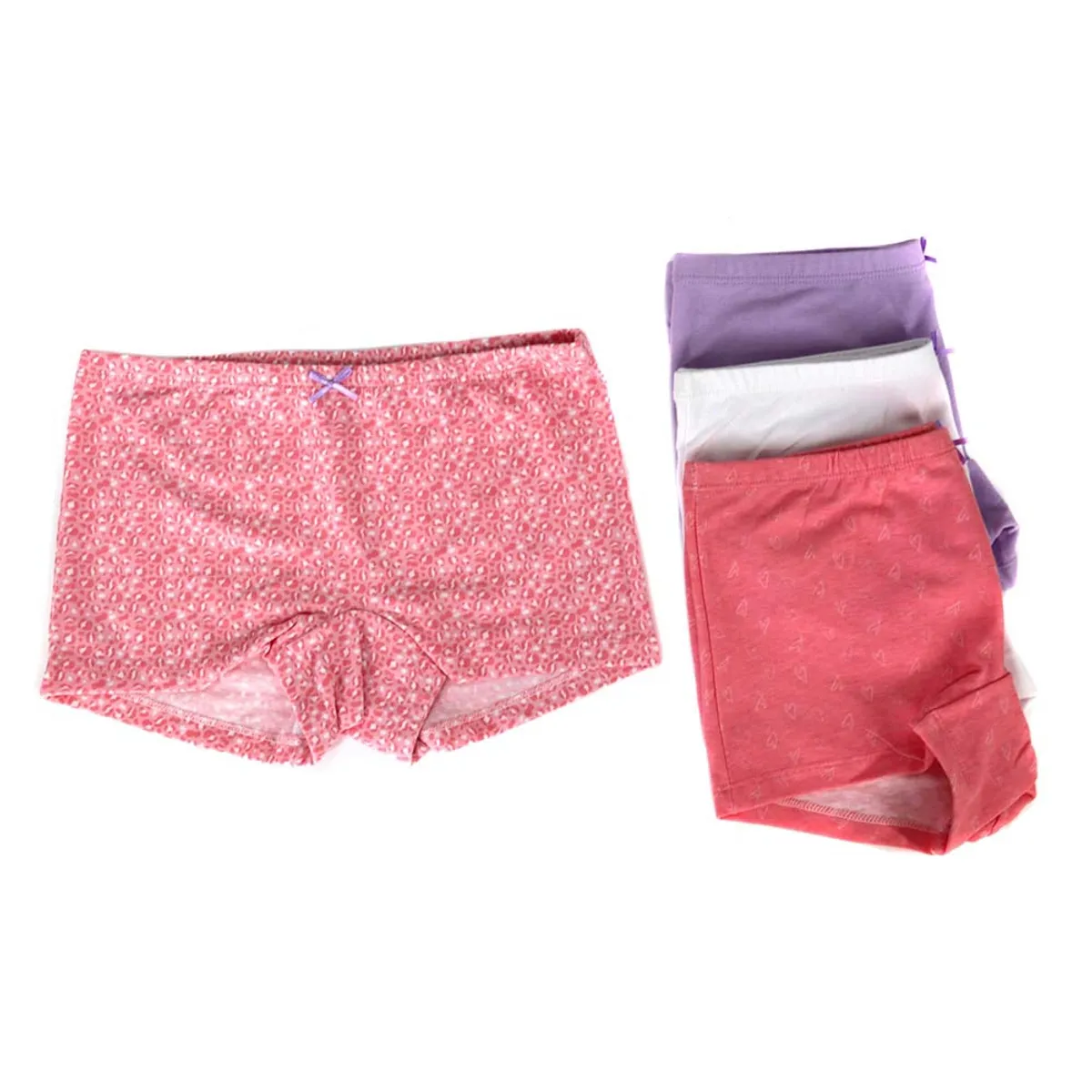 GIOVACCHINO - Pack de 12 Calzon Boxer Pantaletta Algodón Niña.