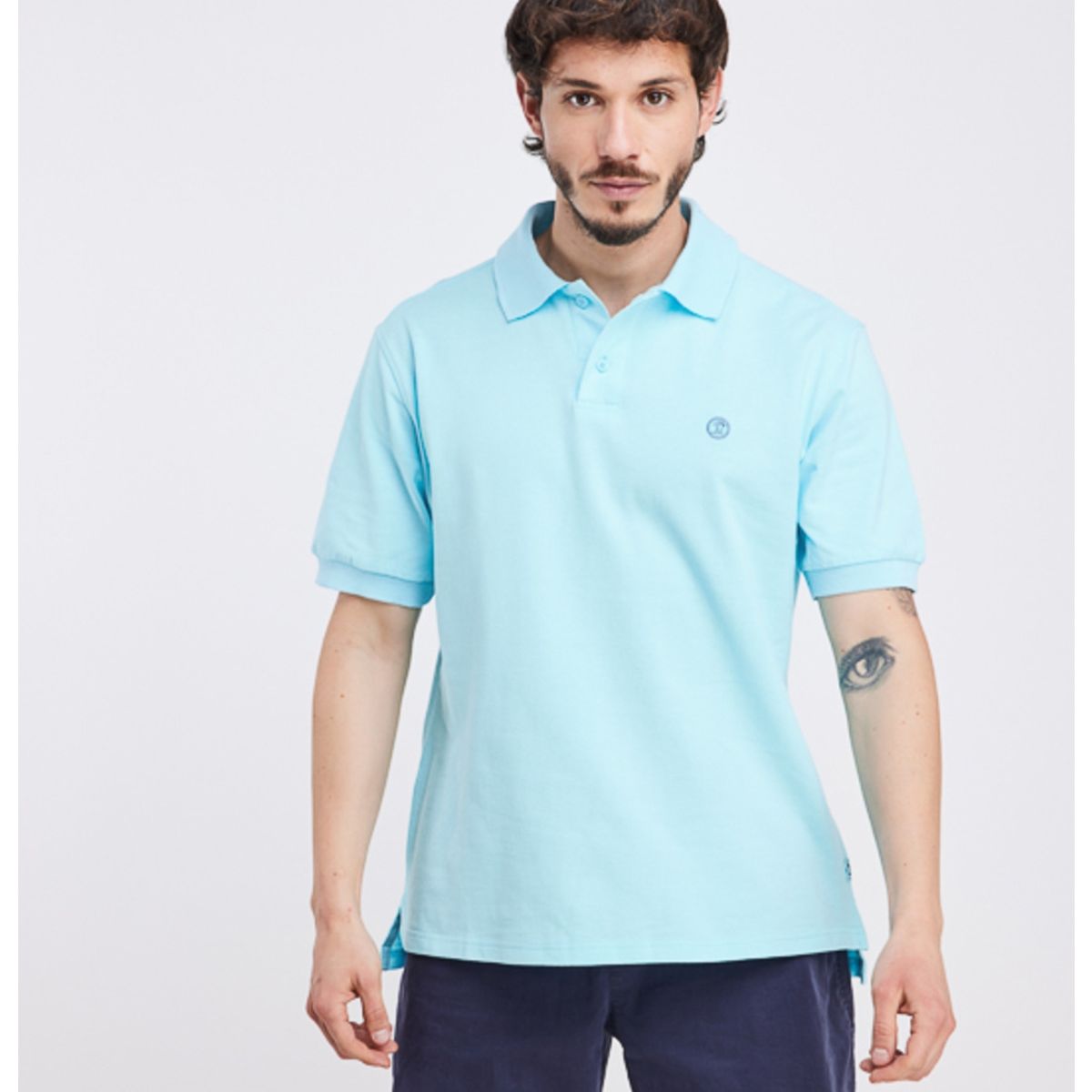 PANAMA JACK - Polera MC Soria Turquesa Panama Jack