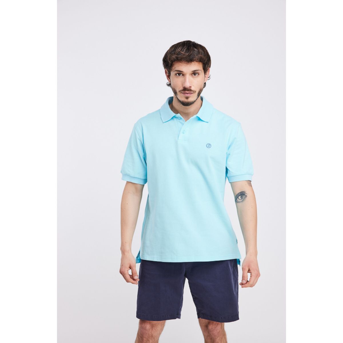 PANAMA JACK - Polera MC Soria Turquesa Panama Jack