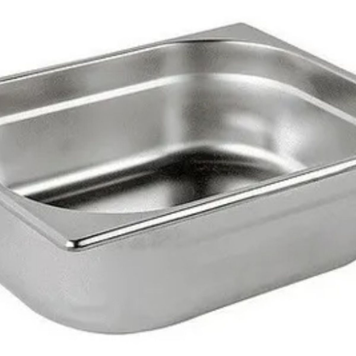 GENERICO - Deposito Gastronómico Acero Inox 1/2 6,5 Cm Con Tapa (32x26).