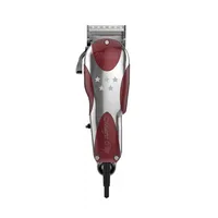 Cortadora de cabello 5 Star Magic Clip plata y roja 220V