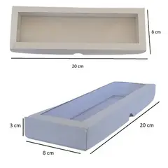 GENERICO - Caja Multiuso 5 Unid 20x8x3cm N°30 Café