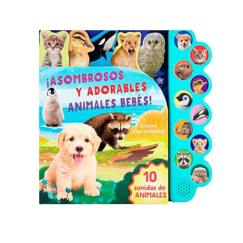 COTTAGE - Libro Sonoro - 10 Sonidos De Asombrosos Animales Bebes