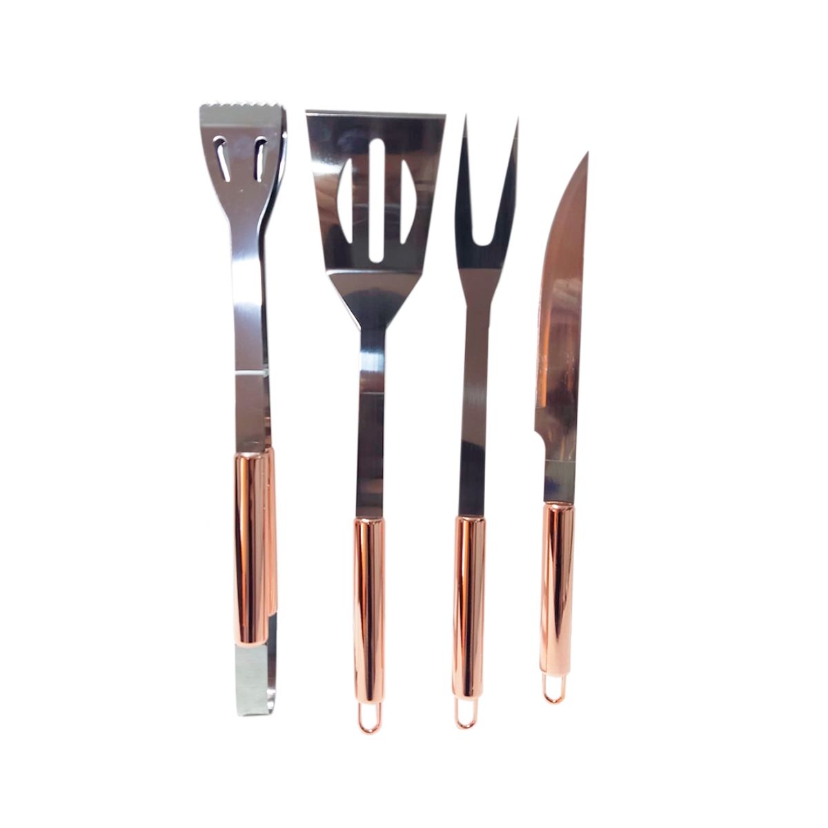 PERFECT CLASS - Set Asado Cobrizado 4 Piezas