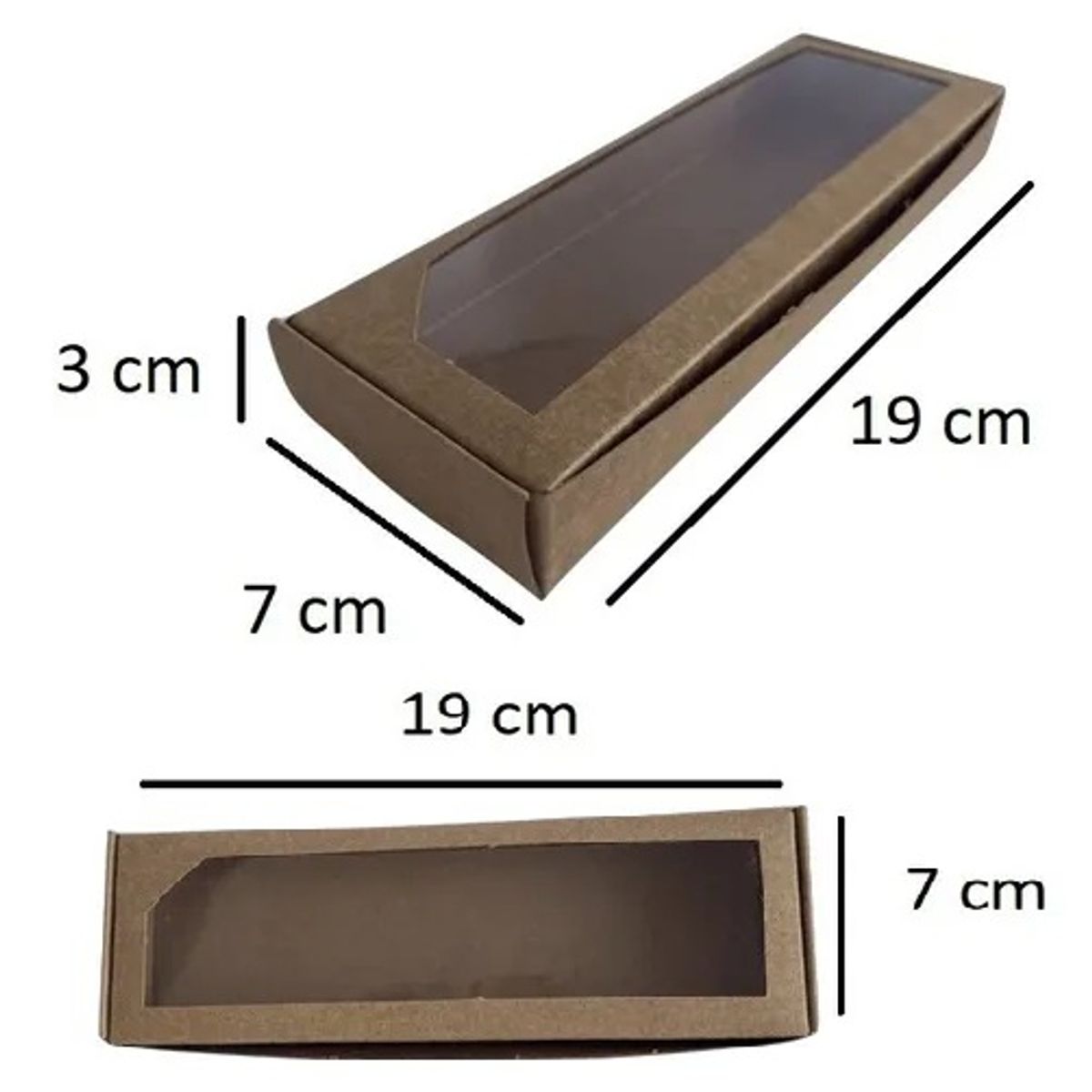 GENERICO - Caja Multiuso 5 Unid 19x7x3cm N°3 Café