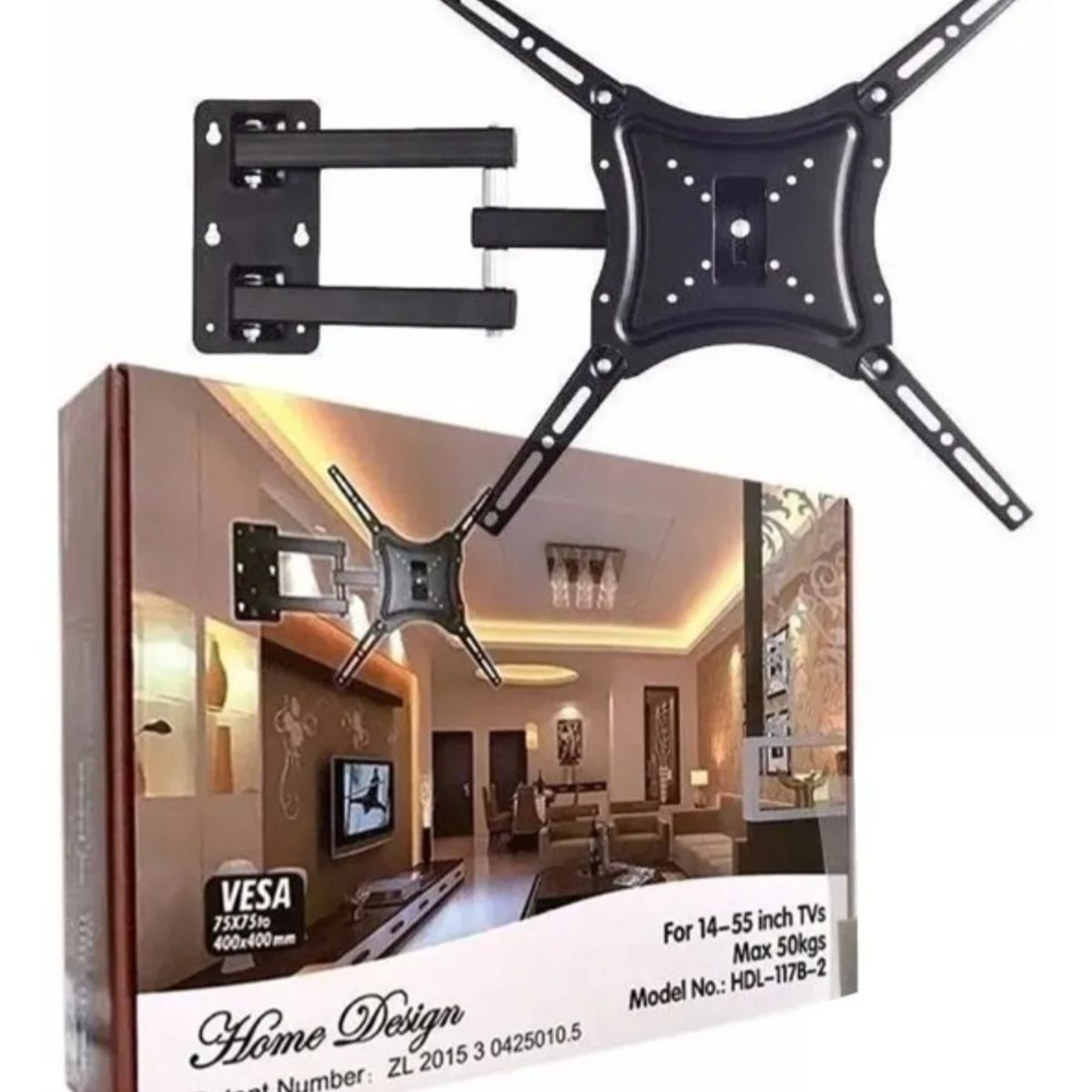 GENERICO - Soporte Brazo Base Tv 14-55 Pulgadas 50kg