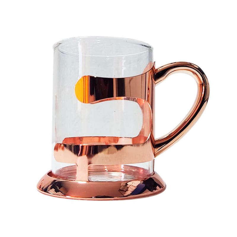 PERFECT CLASS - Set 6 Tazas de Café Cobrizada