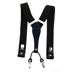 LUCIA CORBATAS - Suspensor negro liso
