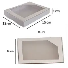 GENERICO - Caja Multiuso 5 Unid 15x12x3cm N°4b Blanco