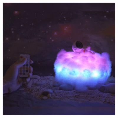 Imagen 2 del producto Lámpara LED Astronauta con nubes de colores