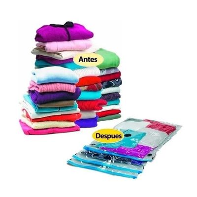 Imagen 2 del producto 1 Bolsa Al Vacio Comprimir Ropa Ahorra Espacio 80 X110