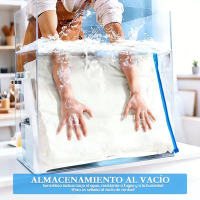 Imagen 2 del producto Bolsas Al Vacio 60x80 Cm Pack 12 Guarda Plumones Y Frazadas Ahorra Espacio Closet Figoimport