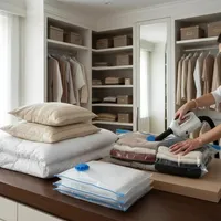 Bolsas al Vacío 80x130 cm Maximiza Tu Espacio Pack de 12 bolsas para comprimir ropa FIGOIMPORT