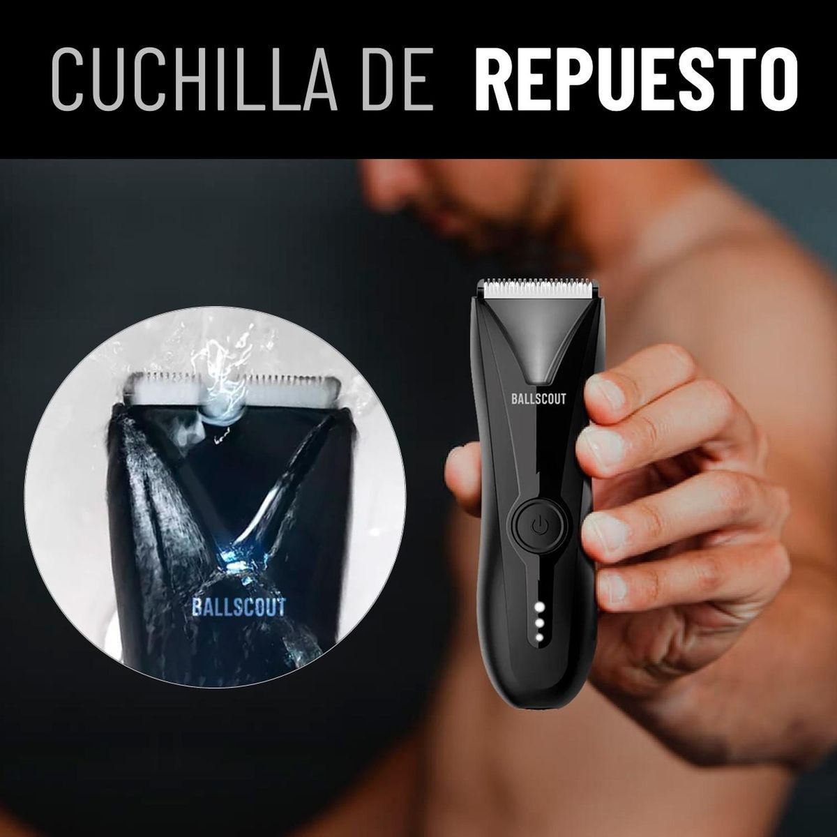 BALLSCOUT - Cuchillas De Repuesto Accesorio Afeitadora Ballscout Silky