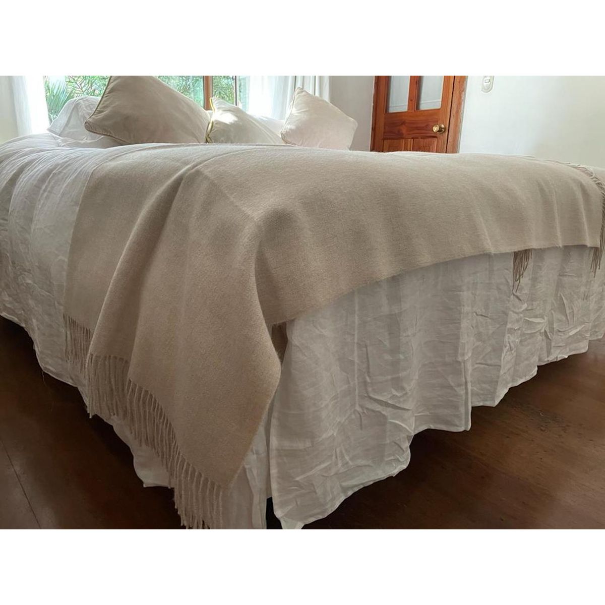 GENERICO - Manta Quipu 100 Baby Alpaca Eco - Beige