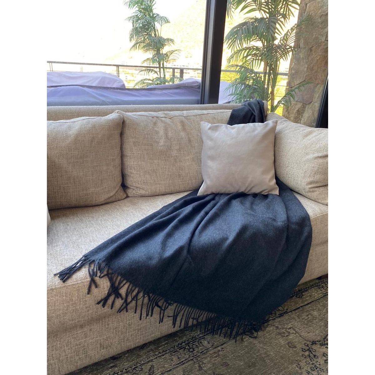GENERICO - Manta Sumaq 100 Baby Alpaca - Negro