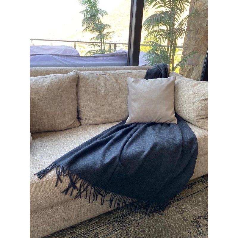 GENERICO - Manta Sumaq 100 Baby Alpaca - Negro