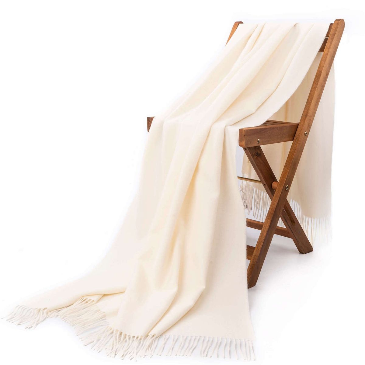 GENERICO - Manta Sumaq 100 Baby Alpaca - Blanco