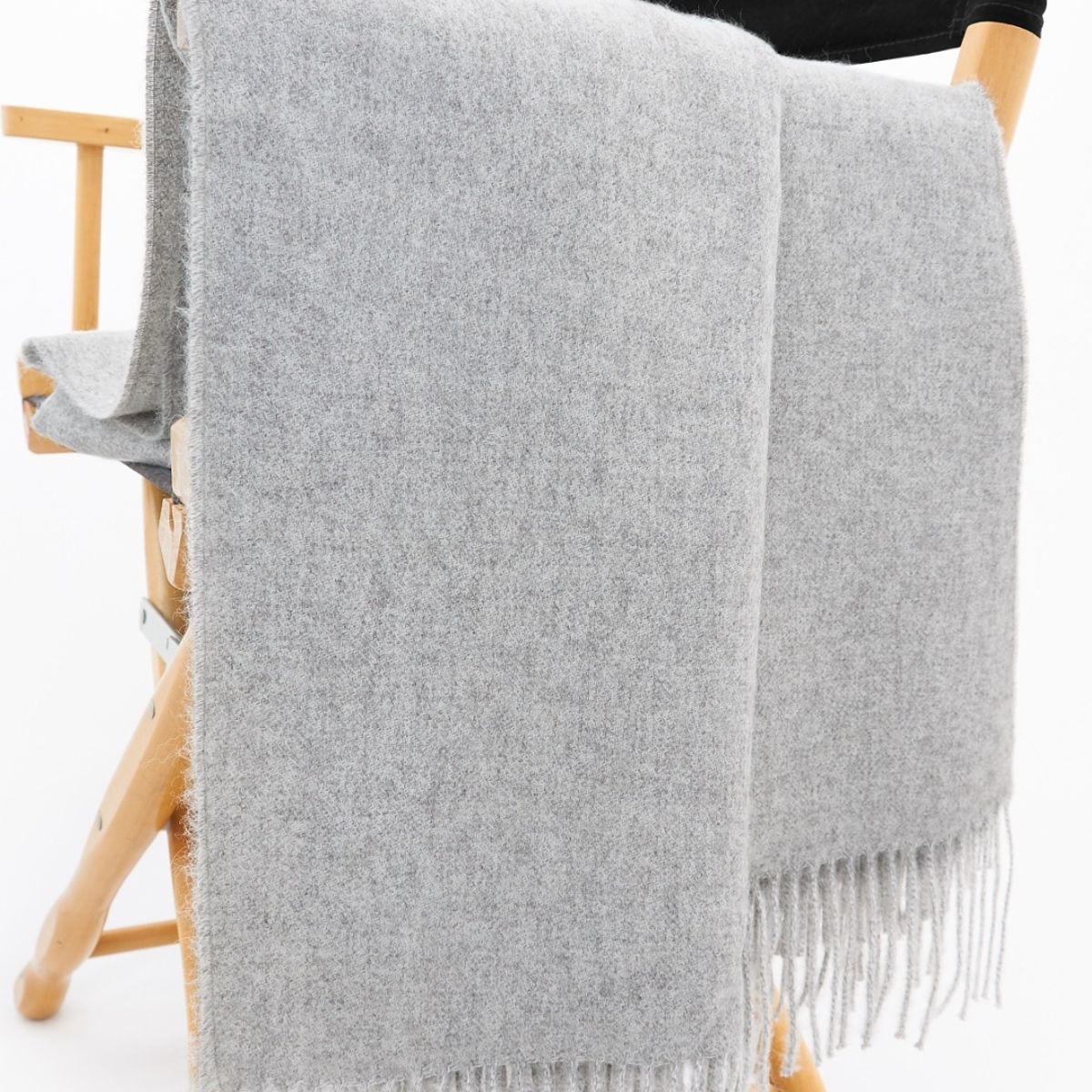 GENERICO - Manta Quipu 100 Baby Alpaca Eco - Gris Claro