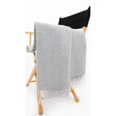 GENERICO - Manta Quipu 100 Baby Alpaca Eco - Gris Claro