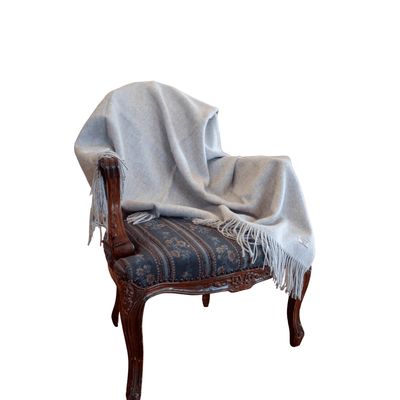 Imagen 2 del producto Manta Quipu 100 Baby Alpaca Eco - Gris Claro